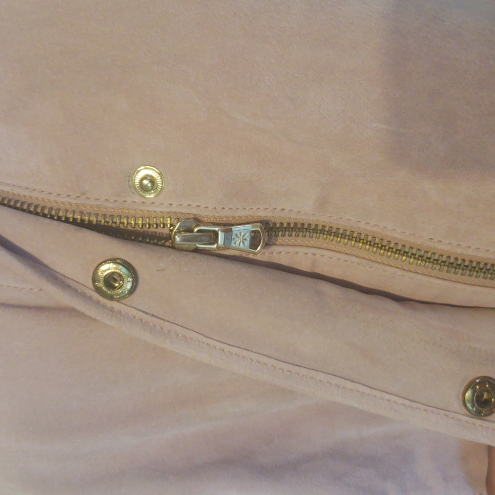 ISAAC MIZRAHI LIVE SUEDE FLIGHT JACKET SIZE 22 IN WOMENS - Picture 5 of 14